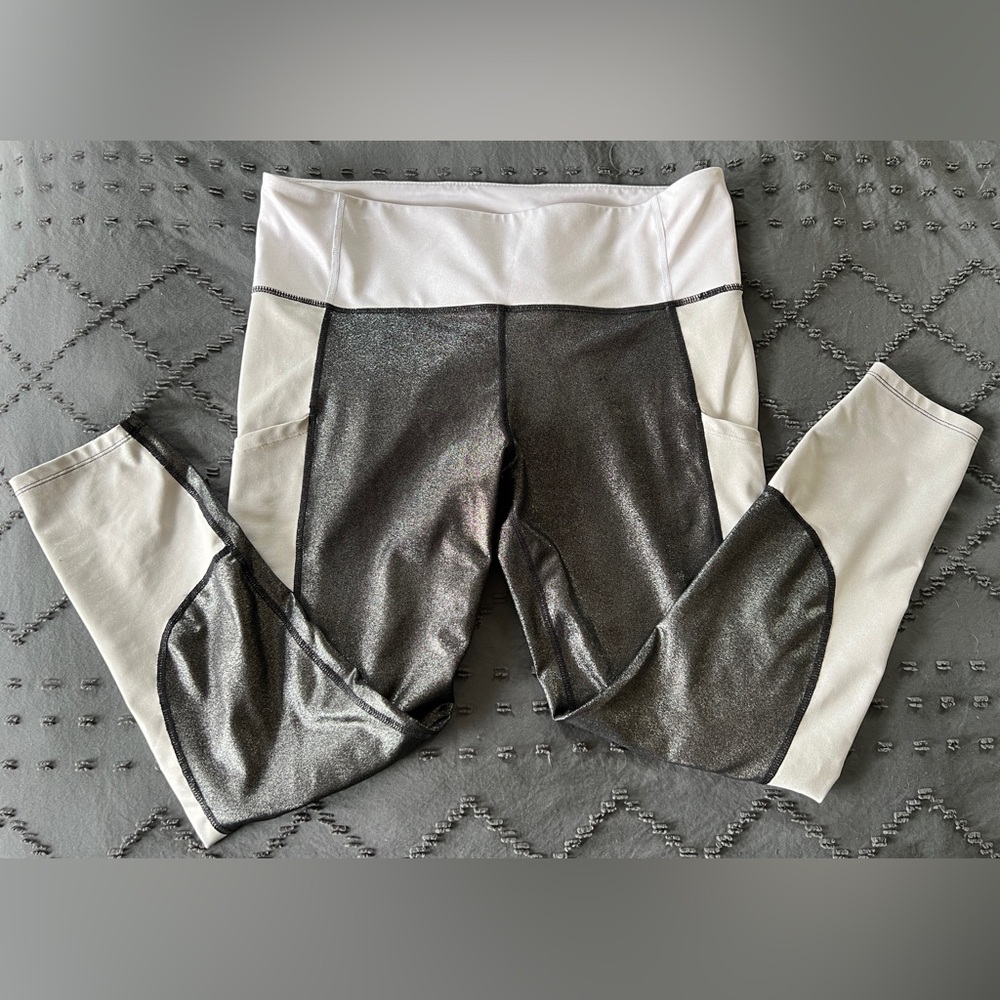 JoyLab | Metallic Sparkle Leggings